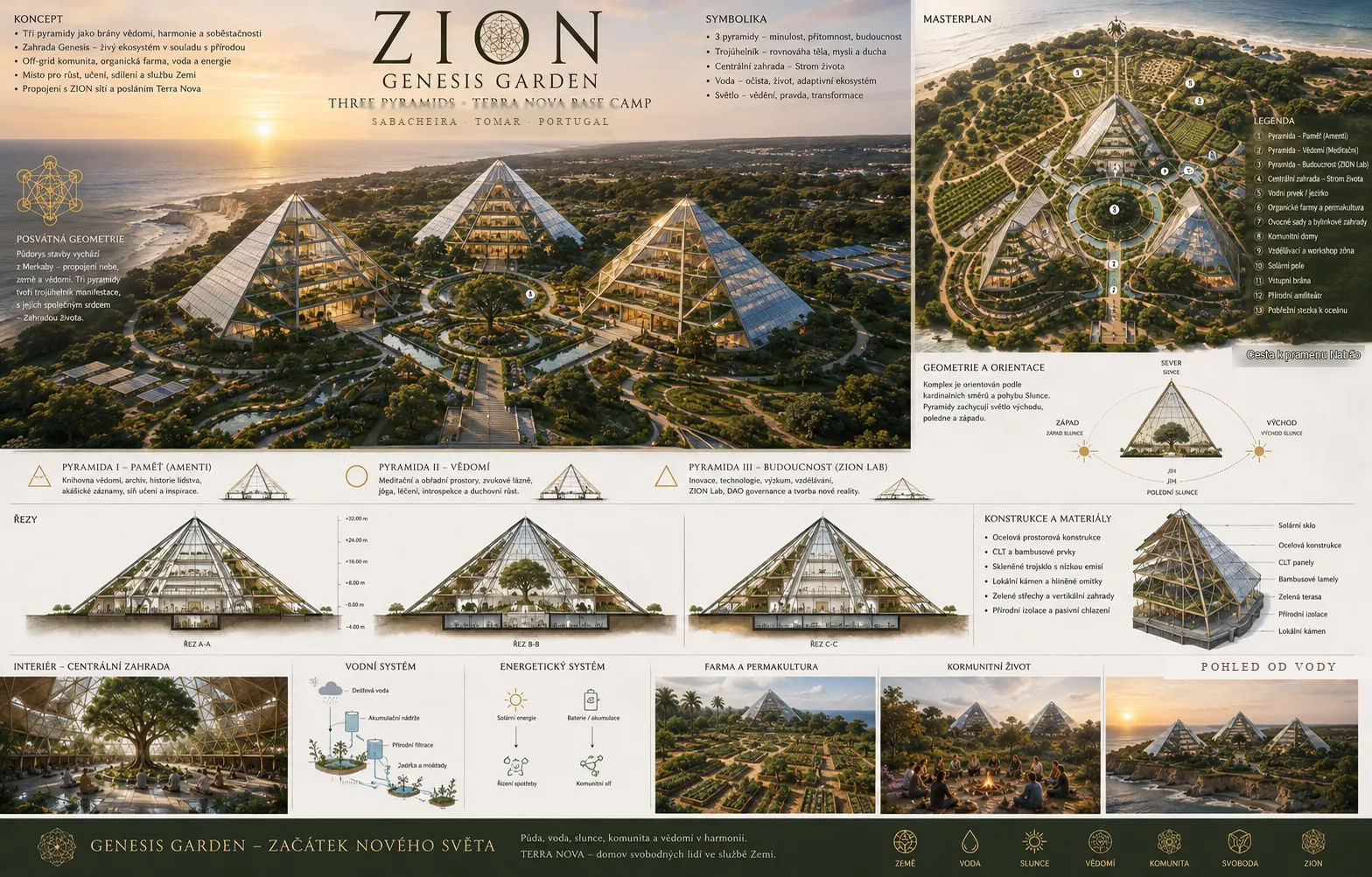 Genesis Garden masterplan
